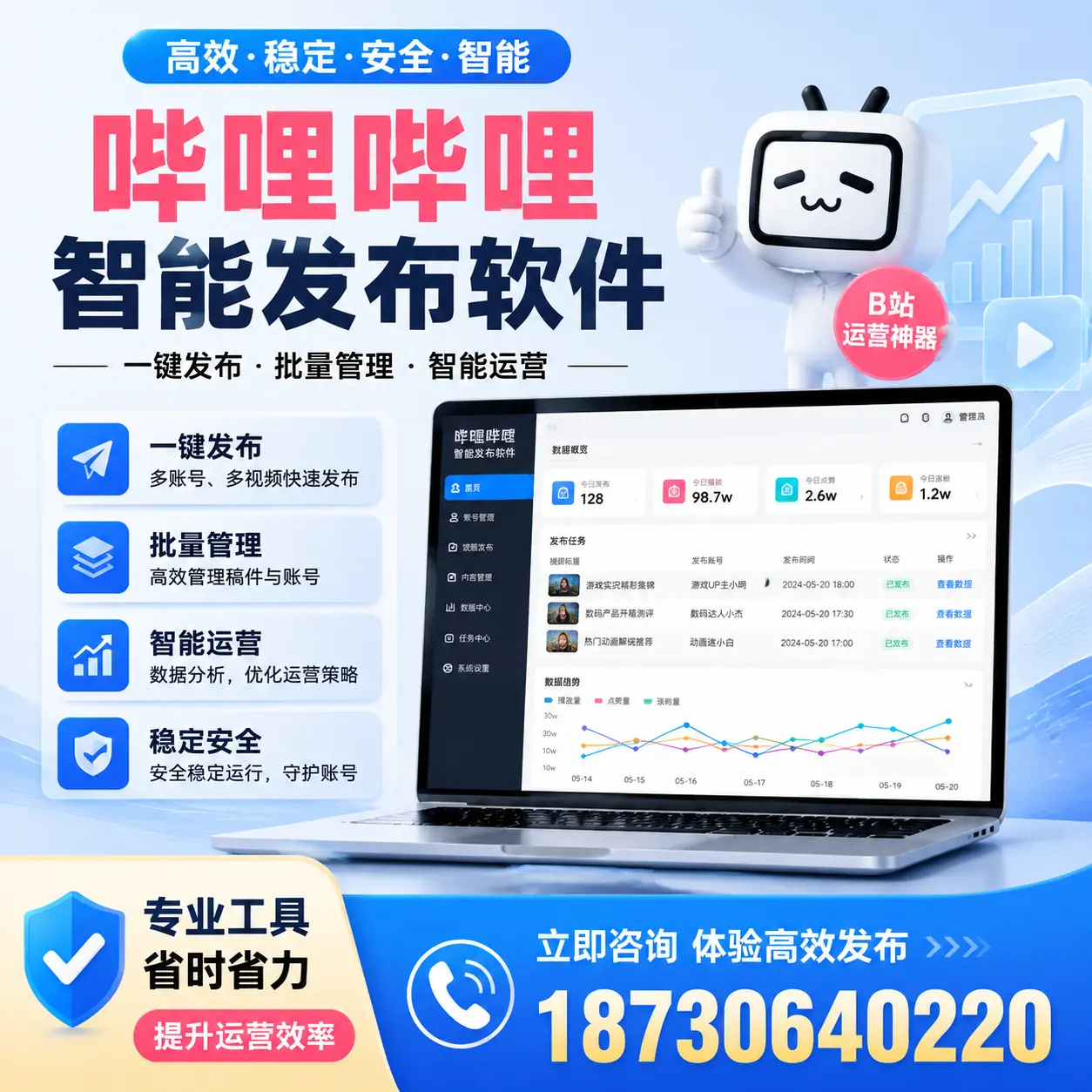 解密哔哩哔哩智能发布软件:功能与优势分析在 西安